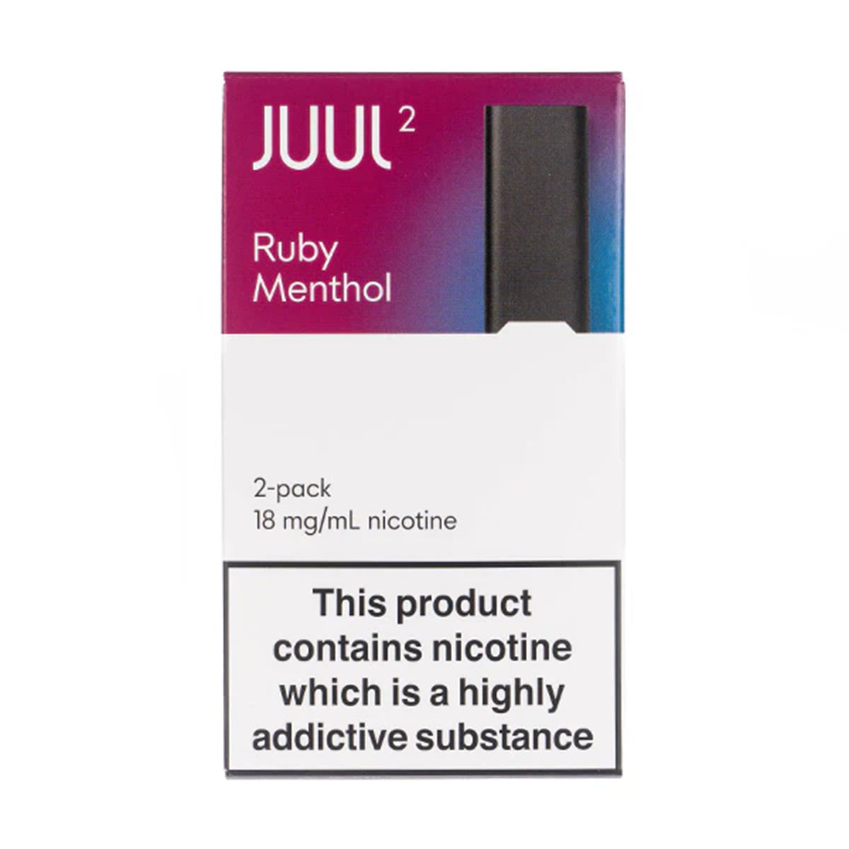 JUUL 2 Ruby Menthol Prefiled Pods