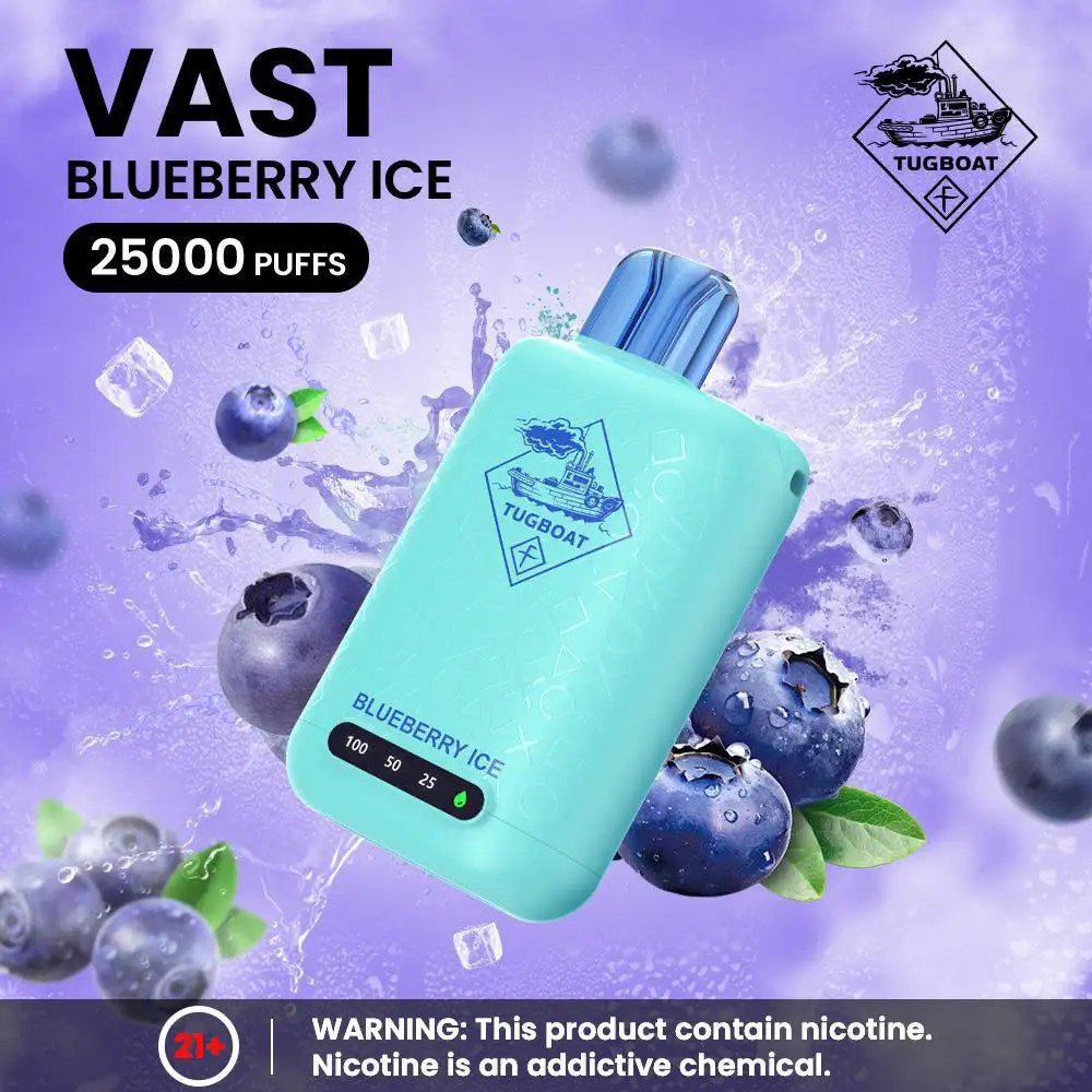 Tugboat Vast Blueberry Ice Disposable Pods