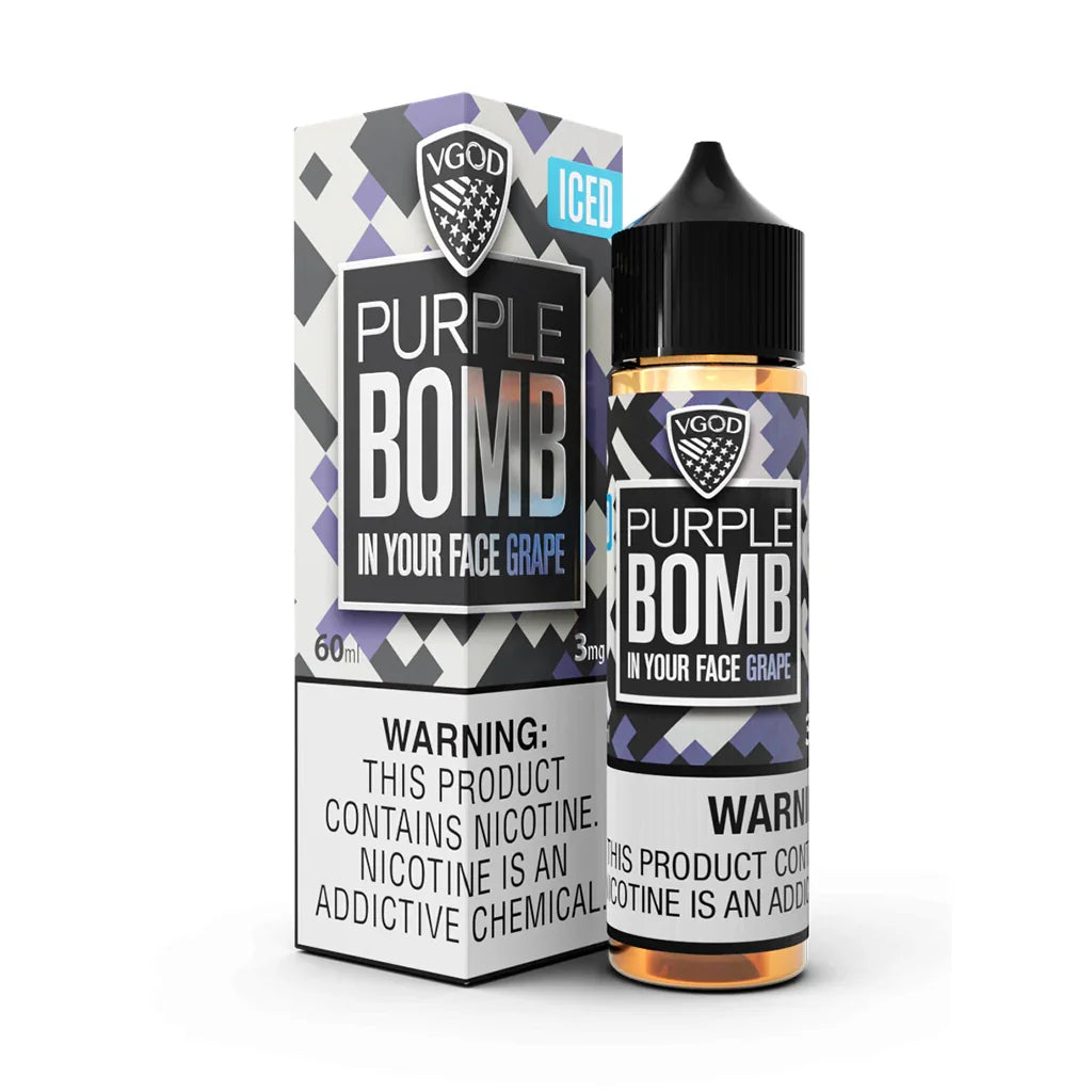 VGOD Iced Purple Bomb Freebase 60ml