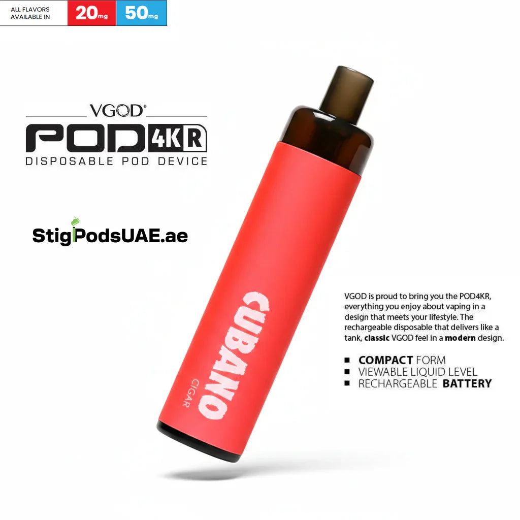 VGOD 4KR Cubano Disposable Pods