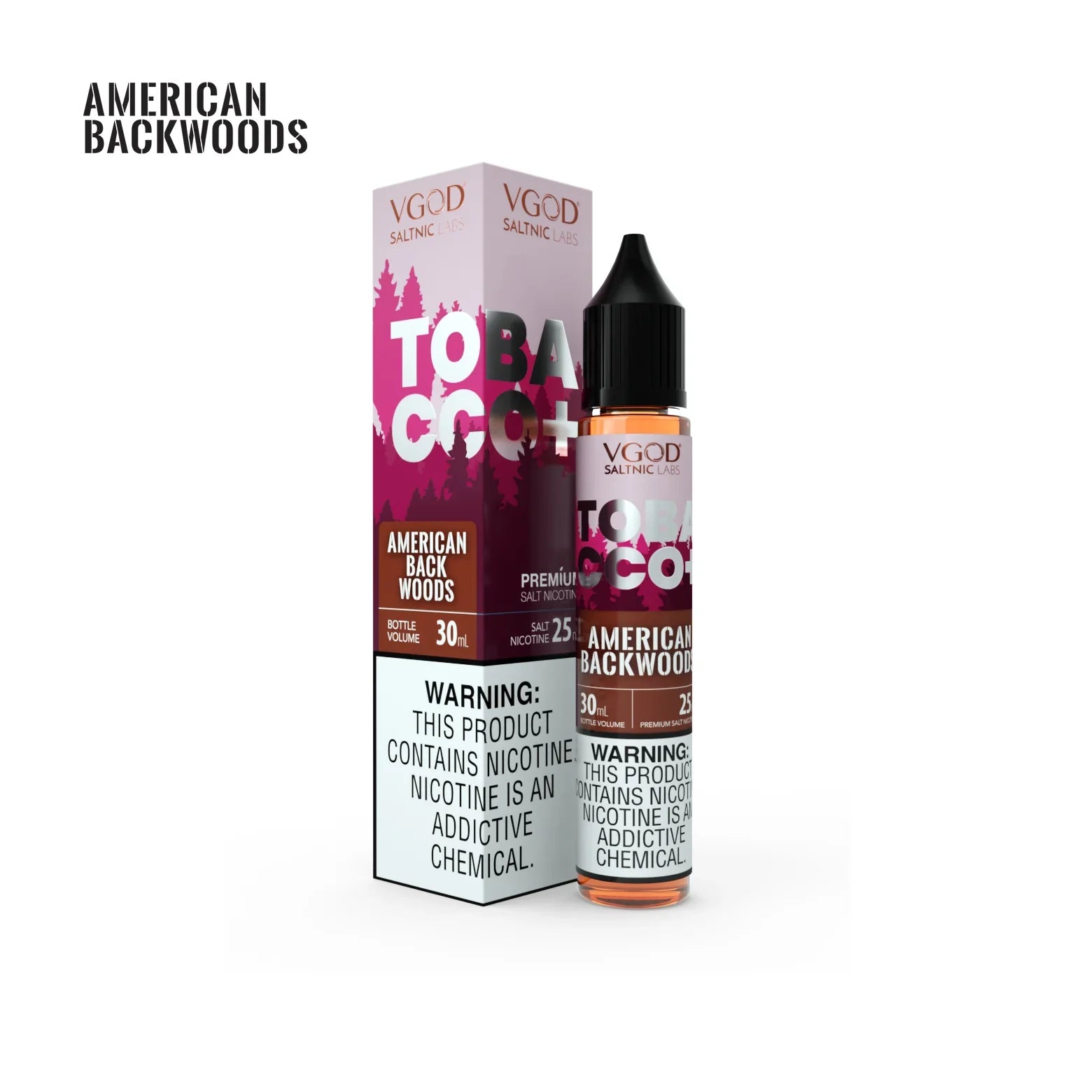 VGOD American Backwood Nic Salt 30ml