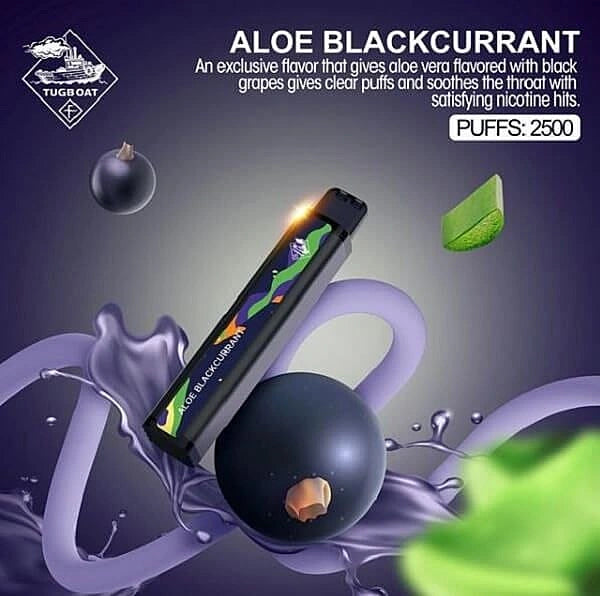 Tugboat XXL Aloe Blackcurrant Disposable Pods