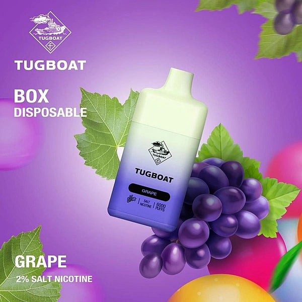 Tugboat Box Grape Disposable Pods