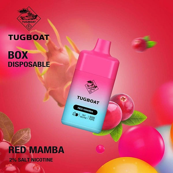Tugboat Box Red Mamba Disposable Pods