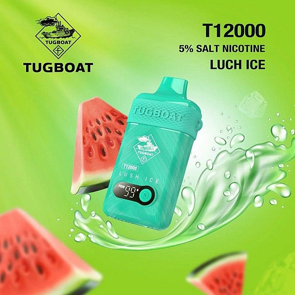 Tugboat T12000 Lush Ice Disposable Pods