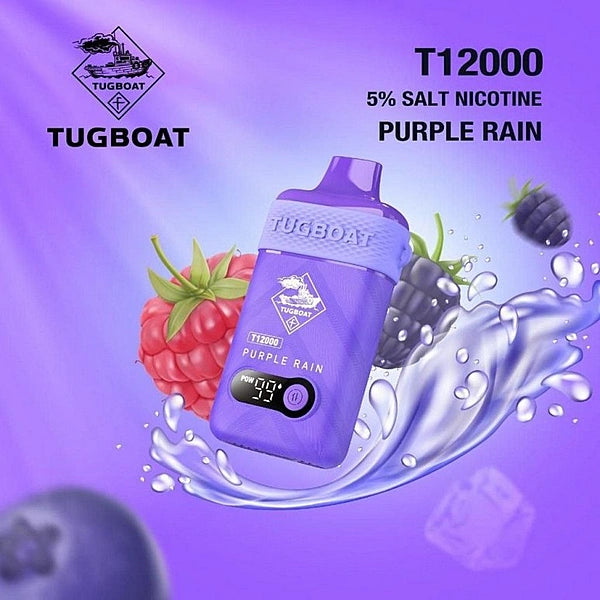 Tugboat T12000 Purple Rain Disposable Pods