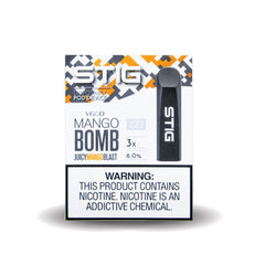 VGOD Mango Bomb Iced Stig Disposable Pod Vape in UAE. Dubai, Abu Dhabi, Sharjah, Ajman - STIG Pods UAE (VGOD Disposable)