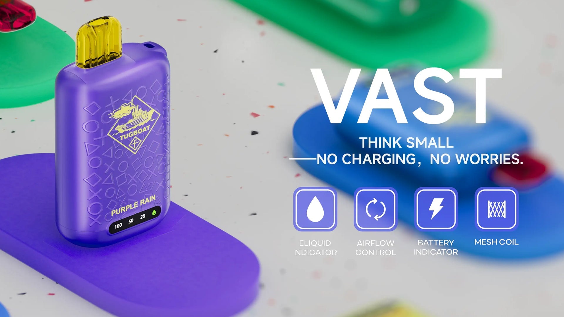 Tugboat Vast Disposable Pods