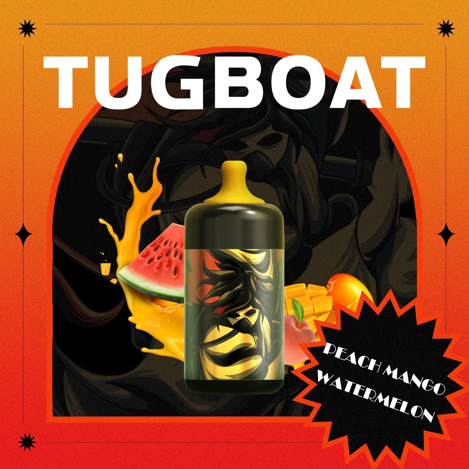 Tugboat Ultra Peach Mango Watermelon Disposable Pods