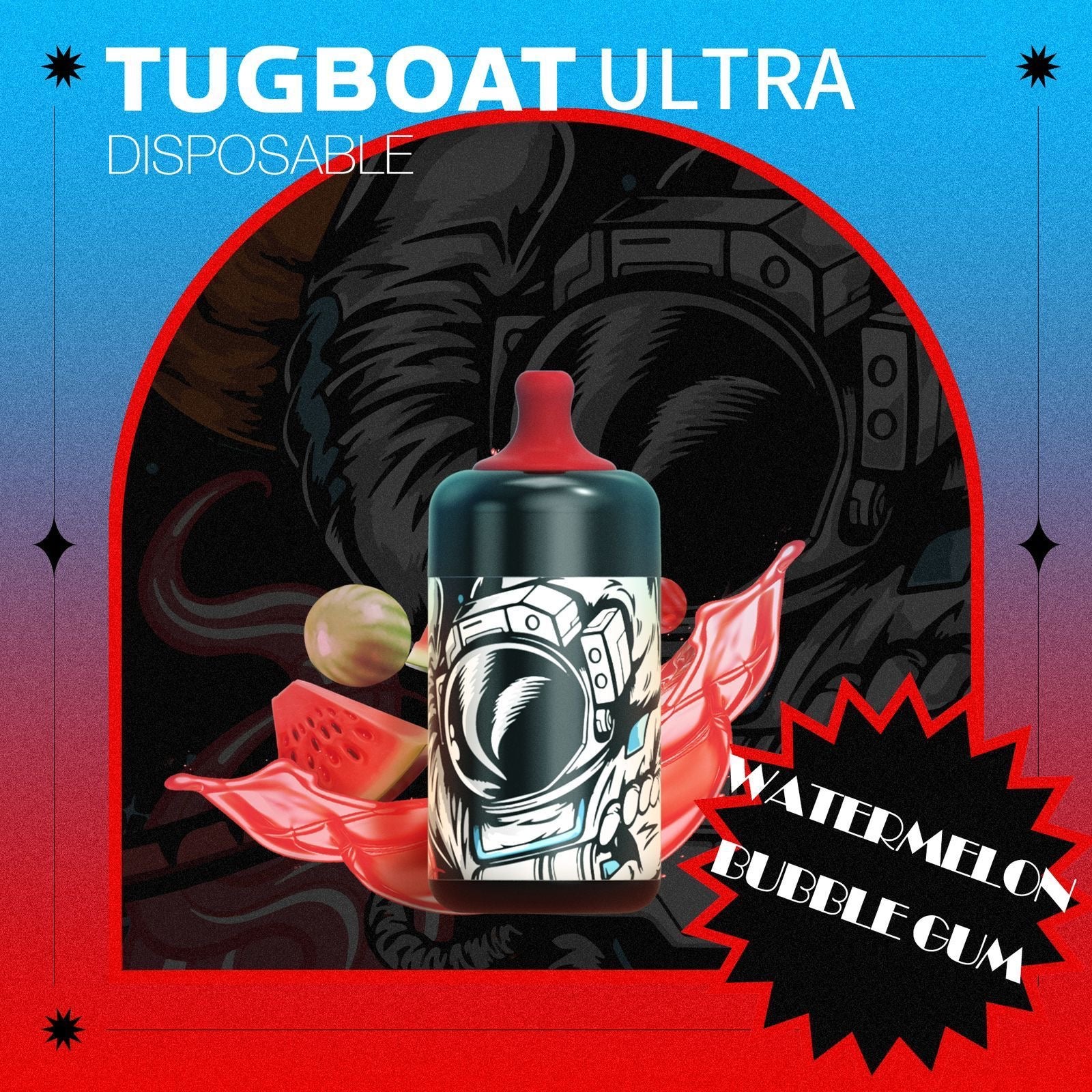 Tugboat Ultra Watermelon Bubblegum Disposable Pods