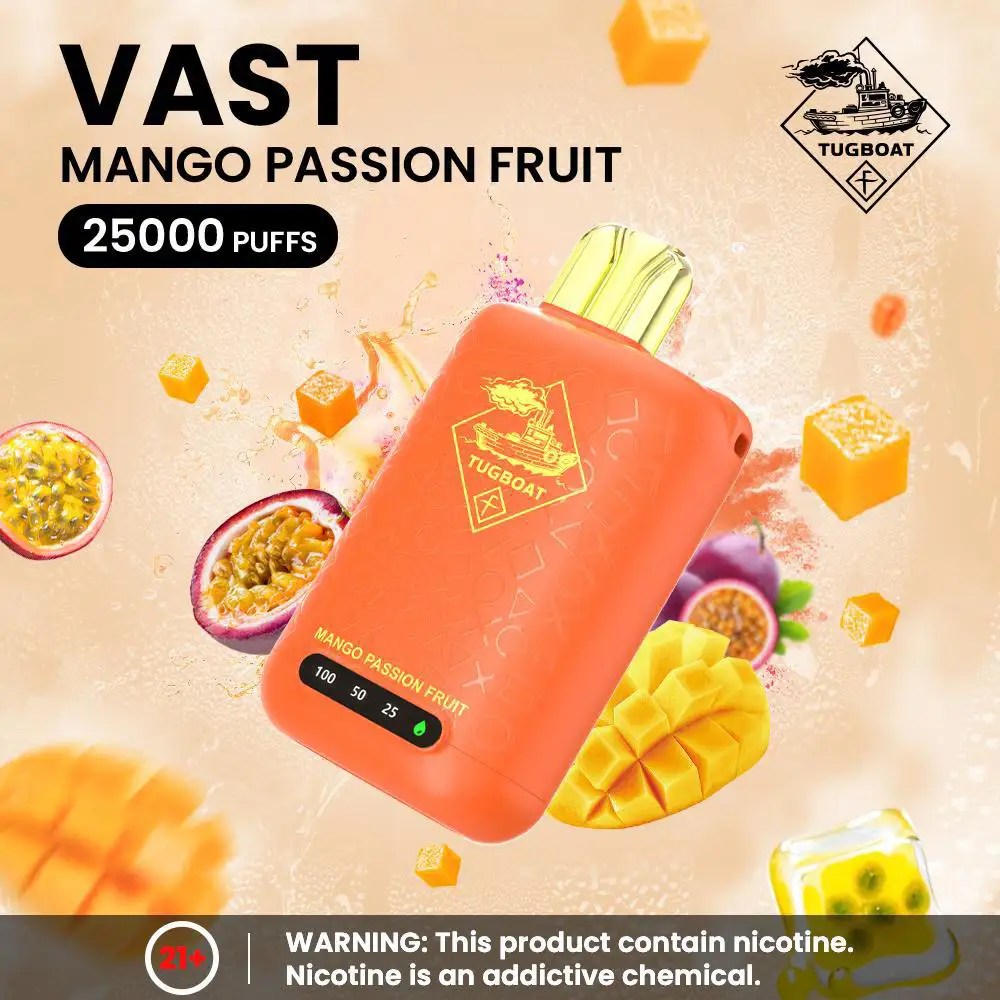 Tugboat Vast Mango Passion Fruit Disposable Pods