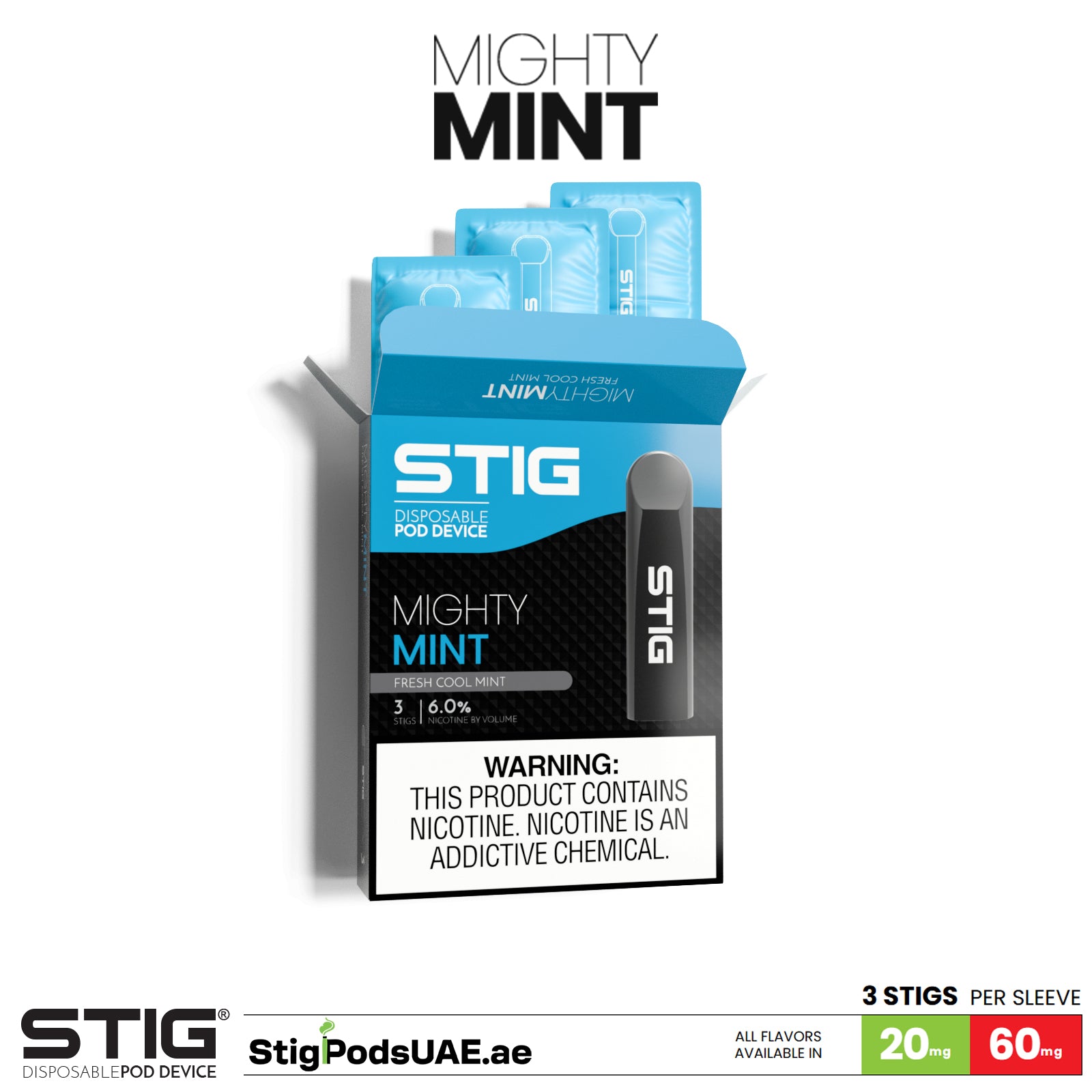VGOD Stig Mighty Mint Disposable Pods