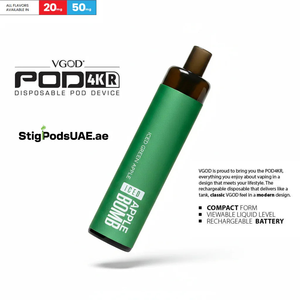 VGOD 4KR Iced Apple Bomb Disposable Pods