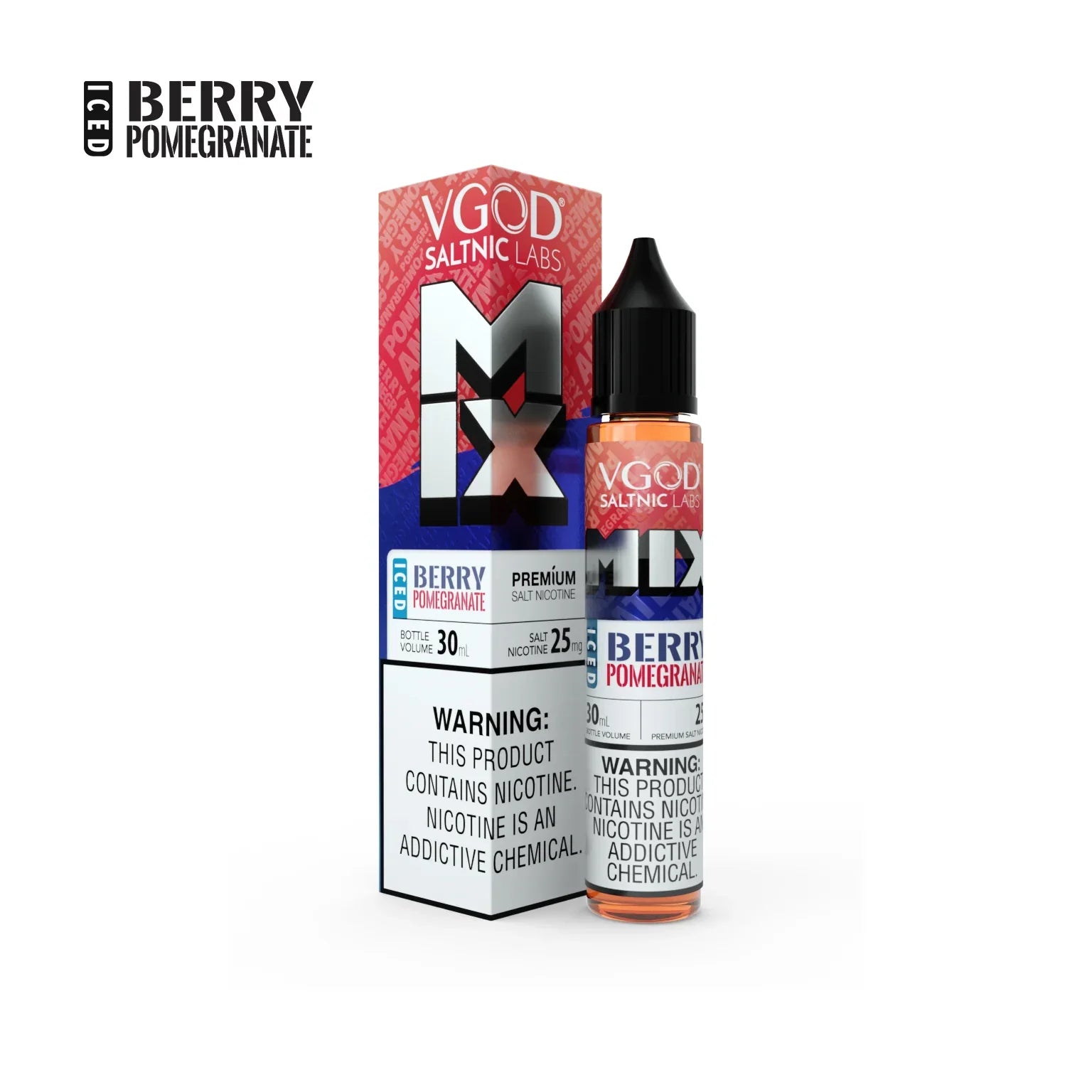 VGOD Mix Iced Berry Pomegranate Nic Salt 30ml