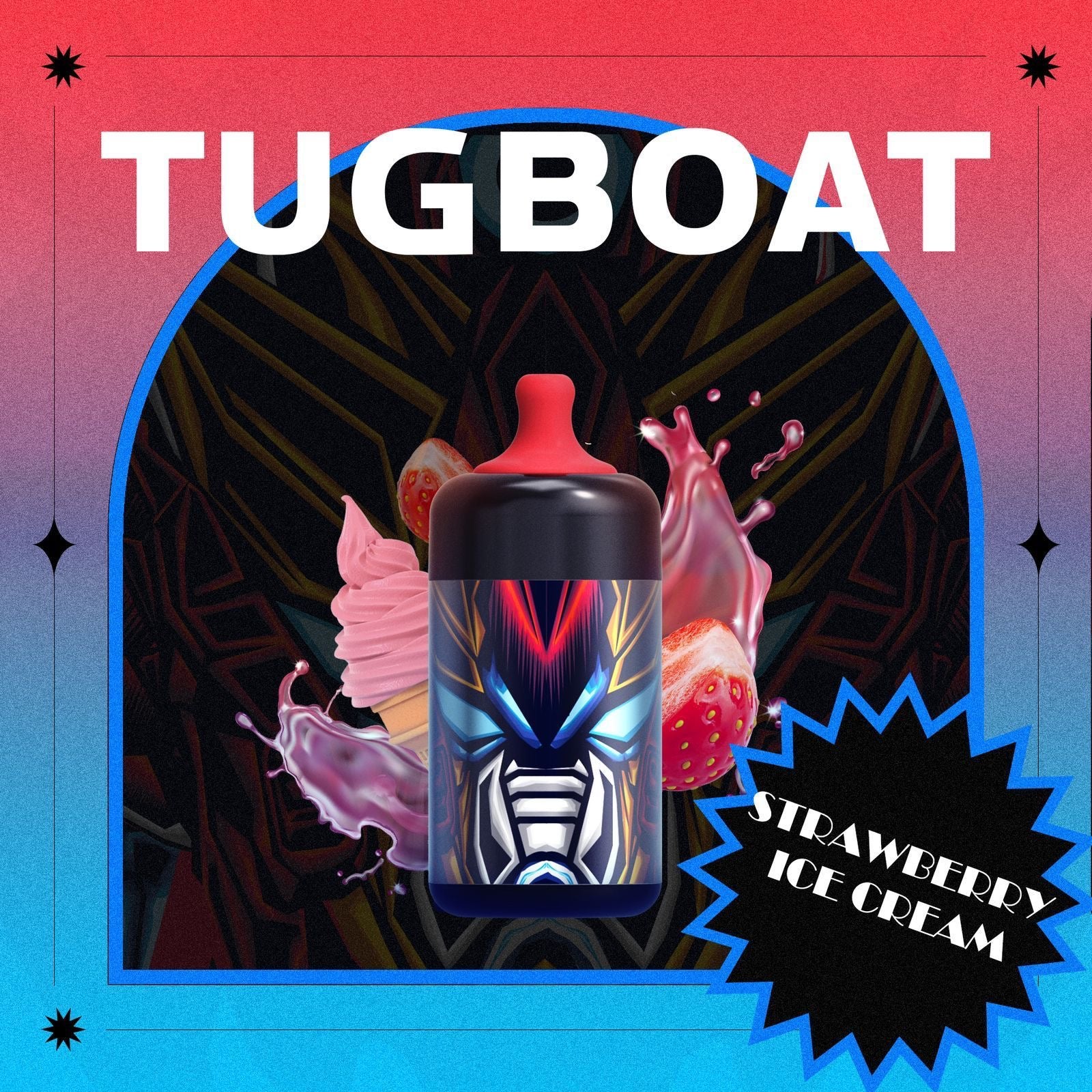 Tugboat Ultra Strawberry Icecream Disposable Pods