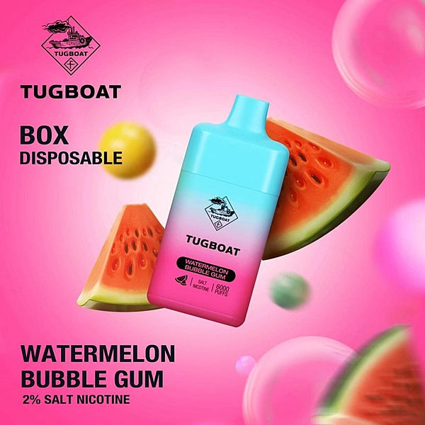 Tugboat Box Watermelon Bubble Gum Disposable Pods