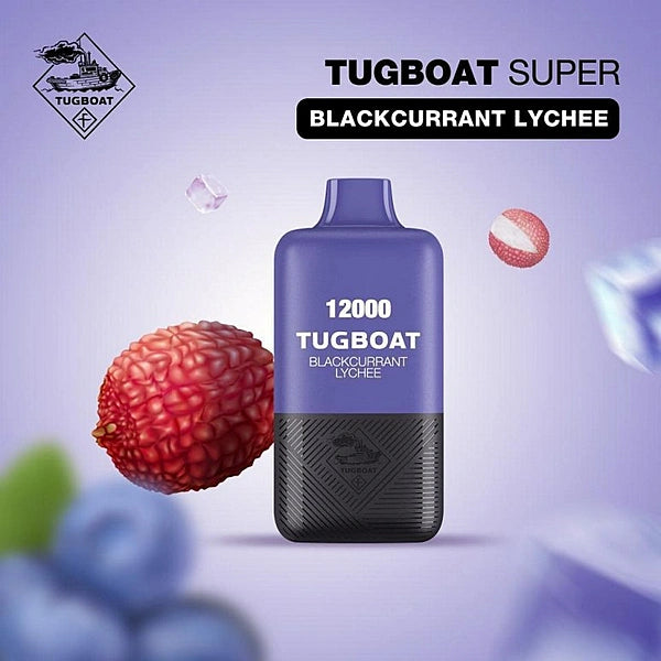 Tugboat Super Blackcurrant Lychee Disposable Pods