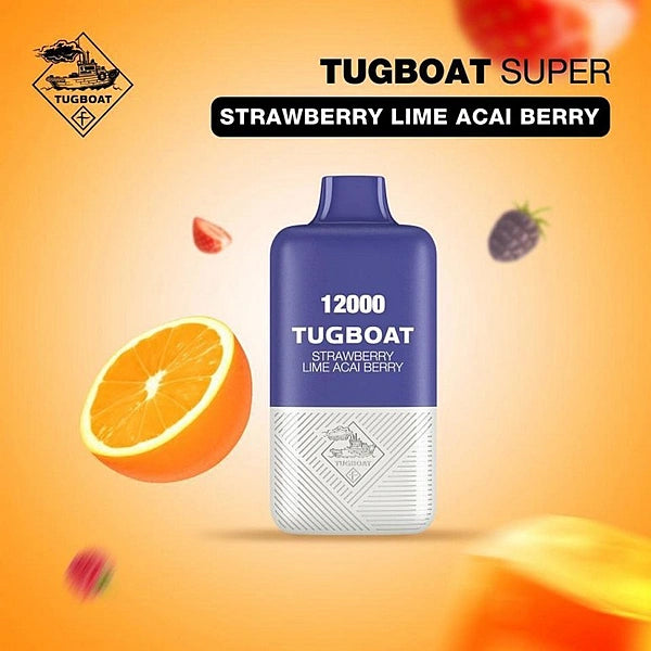 Tugboat Super Strawberry Lime Acai Berry Disposable Pods