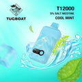 Tugboat T12000 Cool Mint Disposable Pods