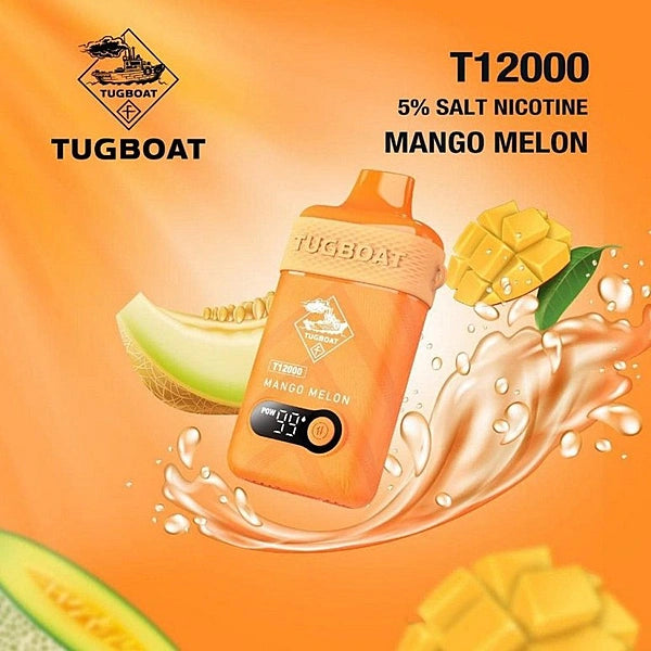 Tugboat T12000 Mango Melon Disposable Pods