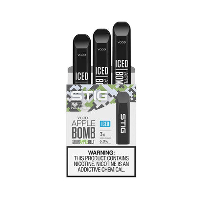 VGOD Apple Bomb Iced Stig Disposable Pod Vape in UAE. Dubai, Abu Dhabi, Sharjah, Ajman - STIG Pods UAE (VGOD Disposable)