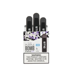 VGOD Purple Bomb Iced Stig Disposable Pod Vape in UAE. Dubai, Abu Dhabi, Sharjah, Ajman - STIG Pods UAE (VGOD Disposable)